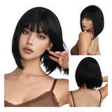 Lace Curta Wig Orgânica Aspectos De