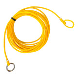 Laço Americano Torcido Amarelo 20mts Argola Boi Cavalo Top