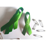 Laço Campanha Abril Verde - Kit 50 Unidades.