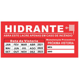 Lacre Adesivo Destrutível Hidrante  108