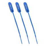 Lacre Para Malote Azul 17cm 100 Unidades Diversos Usos Kit 3