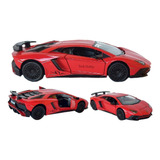 Lamborghini Aventador Sv Coupé Miniatura Carrinho Ferro