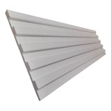 Lambril Isopor Painel Ripado 11 Placa 30cmx1m + 4 Rodameio