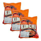 Lamen Coreano Kimchi Ramyum Apimentado Picante Kit 3 Un