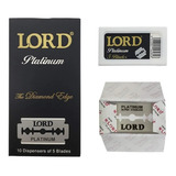 Lâmina Barbear Lord Black Diamond Platinum - 10 Cxs Com 50 