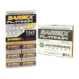 Lâmina Barbear Platinum Inox Cartela 60 Unidades - Barbex