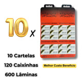 Lamina Barbear Refil Aparador Wilkinson Atacado 10 Cartelas
