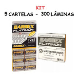 Lâmina Barbex Platinum- 5 Cartelas C/