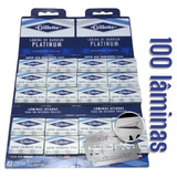 Lâmina De Barbear Gillette Platinum - 1 Cartela C/100 Un