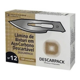 Lâmina De Bisturi Nº10 Nº11 N°20 Nº21 Nº22 Nº23 Nº24 C/100un