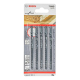 Lamina De Serra Tico Tico 5 Pecas 74x4mm Bosch T244d
