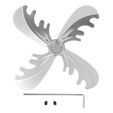 Lâmina De Ventilador De Lareira, 4 Lâminas, Liga De Alumínio