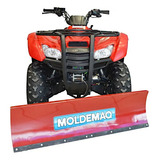 Lâmina Niveladora Frontal Atv Com Guincho 3000 Lbs Moldemaq