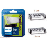 Lamina One Blade E Pro + 2 Pentes 3mm E 5mm, Original