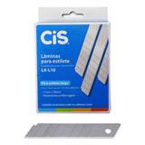 Lamina Para Estilete Cis 18mm Caixa Com 100 Un