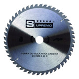 Lamina Serra Circular Vídea Madeira 9 1/4 230mm X 48d X 25mm