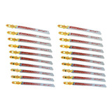 Lâmina Serra Tico Tico Bi Metal 75mm Corte Starrett Kit C 20