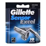 Lâminas De Barbear Para Gillette Sensor Excel - Pacote Com 1