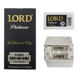 Lâminas Lord Preta Diamond Black Platinum-caixa
