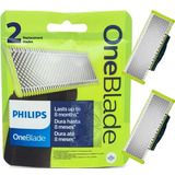 Lâminas Refil Philips Oneblade Barbeador Pacote 2 Unidadesnf