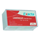 Lamínula De Vidro Microscopia 24x50 5 Caixas C/ 100 Unidades