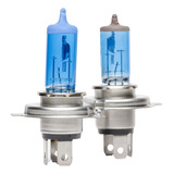 Lâmpada 8500k Par Super Branca Tip Xenon Tech One H4 12v 55w