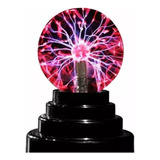 Lâmpada Bola De Cristal Plasma Sensível Ao Toque Globo Raios