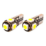 Lâmpada Cambus Canceller 5 Led 5050 T10 Pingo Xenon Torpedo
