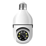 Lampada Camera 360° C/microfone Alarme Sensor De Presença Ip