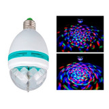 Lâmpada De Led Colorido Bola Rotativa Giratória Maluca Festa