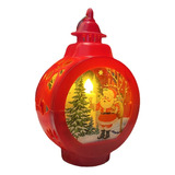 Lâmpada De Óleo Boneco De Neve De Papai Noel
