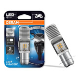Lampada Farol Biz 100 125 Led M5 Osram 12v 6w Super Branca