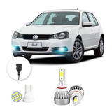 Lampada Farol Milha Led Volkswagen Golf 2007 A 2013 20000lm