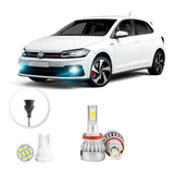 Lampada Farol Milha Led Volkswagen Polo 2018 A 2021 20000lm