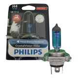 Lâmpada Farol Moto H4 35x35w Super Branca Original Philips