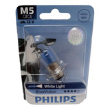 Lâmpada Farol Moto M5 Super Branca Blue Vision Philips