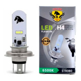 Lampada Farol Super Led H4 Moto