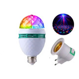Lampada Giratória Led Colorida Bola Maluca Festa Bivolt