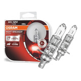 Lâmpada H1 Osram Night Breaker Silver 3400k +100% Iluminação