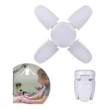 Lâmpada Led 4 Pétala 28w Dobrável Branca Luz Ajustável Casa