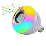 Lampada Led Bluetooth Com Musica Rgb Bivolt 110v/220v 