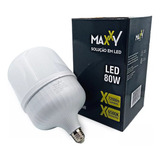 Lâmpada Led Bulbo E27 Maxxy 80w - Branco Frio 6500k