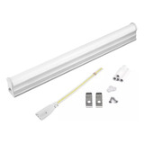 Lampada Led Tubular T5 30cm 6000k Base/calha Completa 5w Cor Branco Cor Da Luz Branco-frio 110v/220v