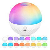 Lâmpada Noturna Led Rgb Touch/controle Recarregável 2700k
