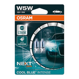 Lâmpada Osram Cool Blue W5w T10 Pingo Super Branca 4000k 5w