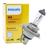Lâmpada Philips H4 Halógena Standard Amarela