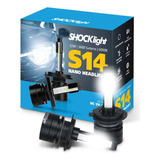 Lâmpada Super Led Farol S14 Headlight Nano Shocklight