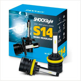 Lâmpada Super Led Nano Shocklight S14 H1 H3 H4 H7 H11 Hb3/4