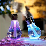 Lâmpada Umidificador Climatizador Aromatizador De Ar Luz Led