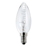 Lâmpada Vela 25w Rosca E-14 127v Incandescente Clara Abajur Cor Amarela Voltagem 220v